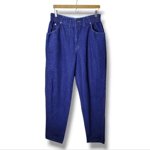 Vintage 80s Lee Mom Jeans Size 16 Stone Washed